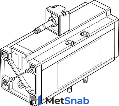 Распределитель с электроуправлением Festo MDH-5/2-3/4-D-4