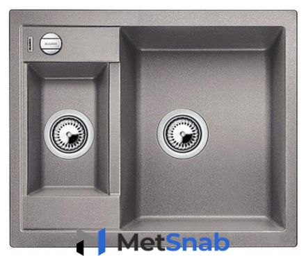 Интегрированная кухонная мойка Blanco Metra 6-F 60.5х49см искусственный гранит
