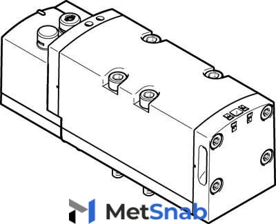 Распределитель с электроуправлением Festo VSVA-B-M52-AZD-D2-1T1L