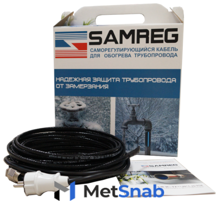 Греющий кабель саморегулирующийся SAMREG 40-2CR 18 м
