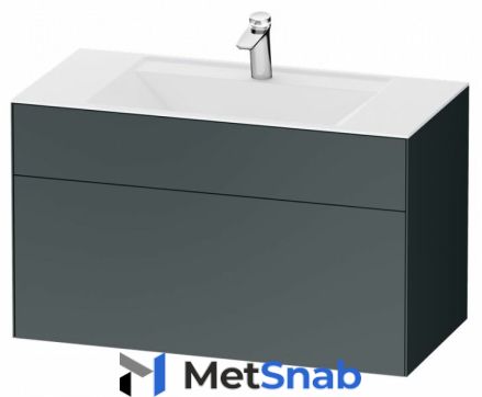 Тумба для ванной Am.Pm Inspire V2.0 (M50AFHX1003GM) (100 см) графит матовый