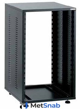 EuroMet EU/R-8 00432 Рэковый шкаф, 8U, глубина 440 мм, сталь черного цвета
