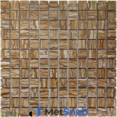 Мраморная мозаика Chakmaks Anatolian Stone 23X23 Мозаика из мрамора 23х23*10 мм WILD WOOD (м2)