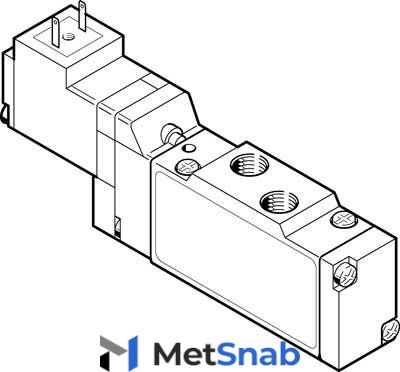 Распределитель с электроуправлением Festo MEH-5/2-1/8-P-S-B