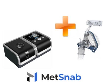 Auto CPAP аппарат BMC RESmart Auto GII + iVolve nasal mask BMC (носовая)