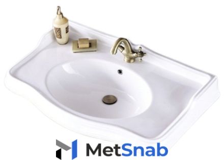 Раковина-столешница 91 см BelBagno Novanta 91x56