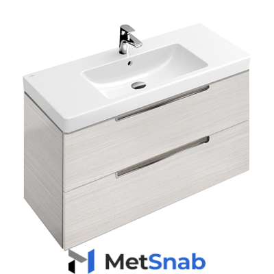 Тумба под раковину Villeroy & Boch Subway 2.0 A697 10 E8 (A69710E8) White Wood (987x520x449 мм)