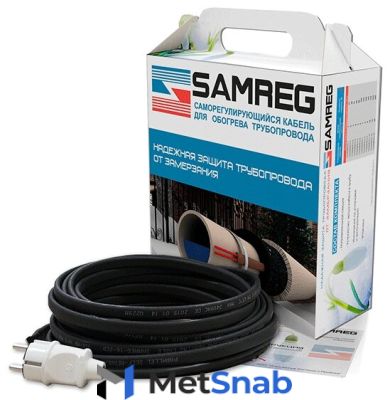 Греющий кабель саморегулирующийся SAMREG 40-2CR 14 м