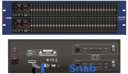 VOLTA EQ-231 PRO эквалайзер графический двухканальный 1/3 октавный (2 х 31 полос)