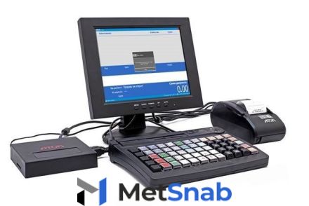 POS-комплект 10" HUB-19 черный 54ФЗ, SJ-1088, KB-60 MSR, АТОЛ 30Ф+, Linux, Frontol xPOS (с ФН 15 мес)