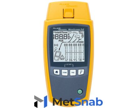 Тестер кабельный Fluke Networks MicroScanner PoE