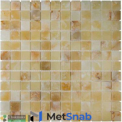 Мозаика Chakmaks Anatolian Stone Light Honey Onyx 23x23 mm 30.5x30.5