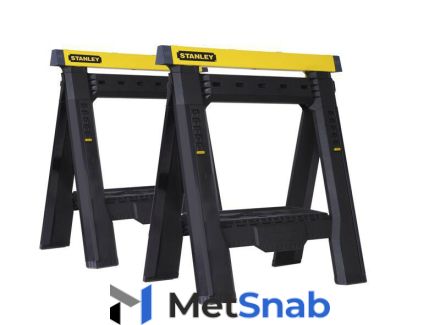 STST1-70559 Козлы складные STANLEY 2-Way Adjustable Sawhorse Twin Pack" пластмассовые регулируемые