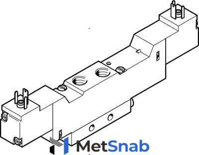 Распределитель с электроуправлением Festo MEBH-5/3E-1/8-B-230AC