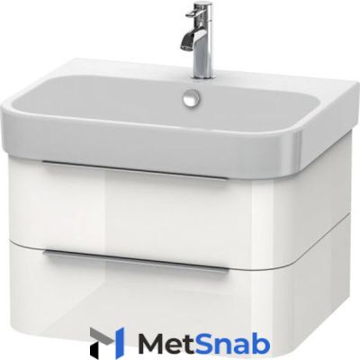 Тумба под раковину Duravit Happy D 2 H2636402222 подвесная Белая