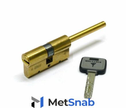 Механизм цилиндровый Mul-T-Lock MT5+ (31U х65) шток/кл Латунь