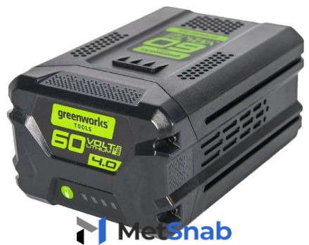 Аккумулятор greenworks G60B4 2918407 Li-Ion 60 В 4 А·ч