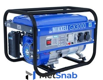 Бензиновый генератор Mikkeli GX3000 (2500 Вт)