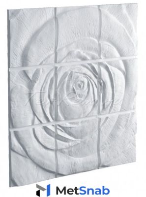 Стеновая гипсовая панель Artpole Панно Rose М-0044