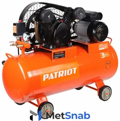 Компрессор масляный PATRIOT PTR 80-260A, 80 л, 2 кВт