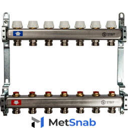 STOUT Коллектор без расходомеров на 7 выходов SMS 0922 000007