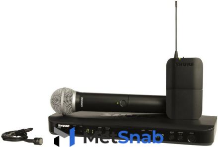 Shure BLX1288E/MX53 двухканальная радиосистема с оголовьем