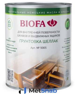 Грунтовочный лак Biofa Шеллак на водной основе (10 л)