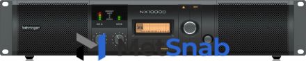 BEHRINGER NX1000D профессиональный усилитель мощности с DSP 1000 Вт, 2 х 500 Вт при 2 Ом 2 х 300 Вт при 4 Ом 1000 Вт при 4 Ом (режим бриджа)