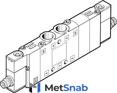 Распределитель с электроуправлением Festo CPE14-M1CH-5/3G-1/8