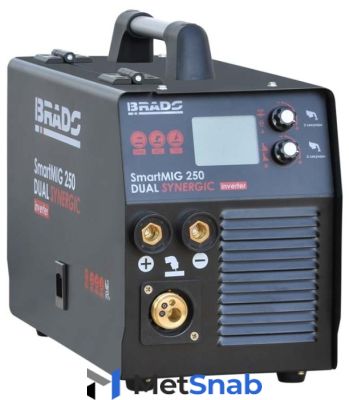 Сварочный аппарат Brado SmartMIG 250 Dual Synergic (MIG/MAG, MMA)