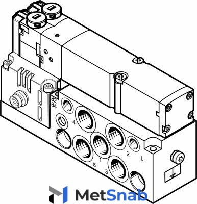 Распределитель с электроуправлением Festo VMPA2-M1H-D-G1/8-PI