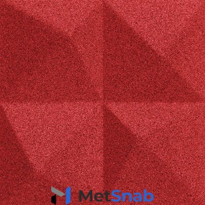 Muratto 3D панели Organic Blocks Peak Red YROBPEA05