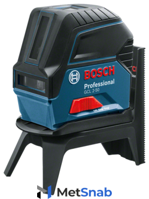 Лазерный уровень самовыравнивающийся BOSCH GCL 2-50 Professional + RM 1 + LR 6 (0601066F01)