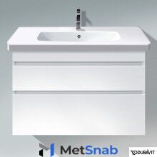 Тумбочка подвесная под раковину Duravit DuraStyle DS 6481 0 22 22, белый глянцевый