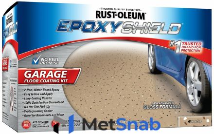 Краски по бетону Rust-Oleum EPOXY SHIELD Покрытие эпоксидное для гаражных полов, бежевый (набор 3,55л)