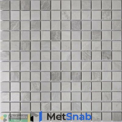 Мозаика Chakmaks Anatolian Stone Ice Nordic Grey 23x23 mm 30.5x30.5