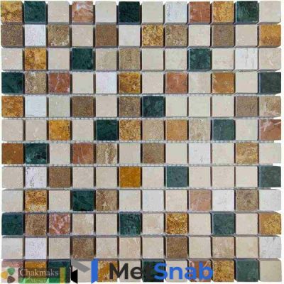 Мозаика Chakmaks Anatolian Stone Lete 23x23 mm 30.5x30.5