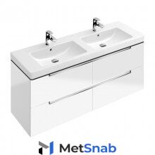 Тумба под раковину Villeroy & Boch Subway 2.0 A699 10 HD (A69910HD) (1287х520), белый глянцевый