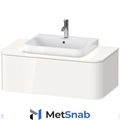 Тумба под раковину Duravit Happy D.2 Plus 1000х408х550 1 ящик, белый глянец HP493102222