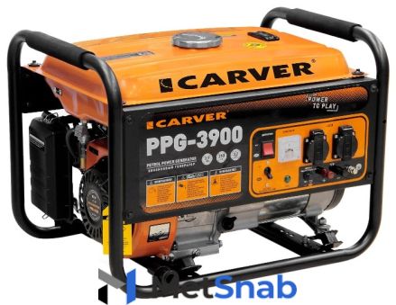 Бензиновый генератор Carver PPG-3900 (2900 Вт)