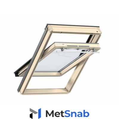 Мансардное окно с ручкой сверху Velux Optima Стандарт GZR 3050 MR08 78х140