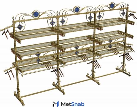 Островная торговая система "Сапфир" №9 (2400х3600мм)