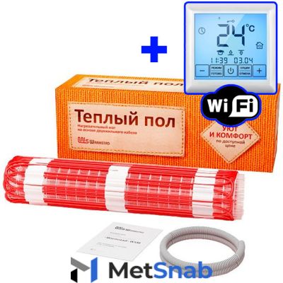 Нагревательный мат Warmstad WSM-910-6,00 кв. м с терморегулятором MCS 350