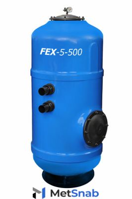 Фильтровальная емкость FEX-5 600 мм, синий цвет, без клапана 2 (Behncke) Behncke
