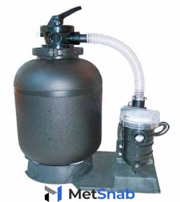 Фильтровальная установка CRISTAL-FLO 6, емкость диам. 430 ММ, 0,55 КВТ, 220 В, 7 М3/Ч, клапан 6-ПОЗ.