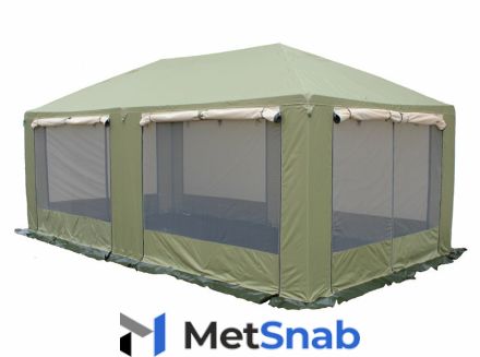 Митек шатер пикник 2,5х5 м со стенками (2 места) (камуфлированный)