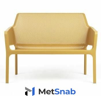 Диван Диван ReeHouse Nardi Net Bench горчичный