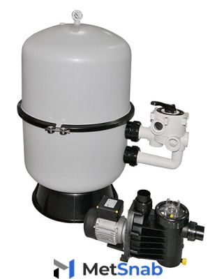 Фильтровальная установка Saphir 6, емкость диам. 400 мм, клапан 6-поз.