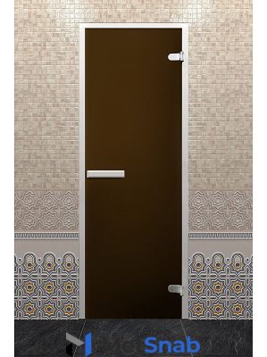 Дверь "хамам лайт" бронза матовая 2000х800 мм