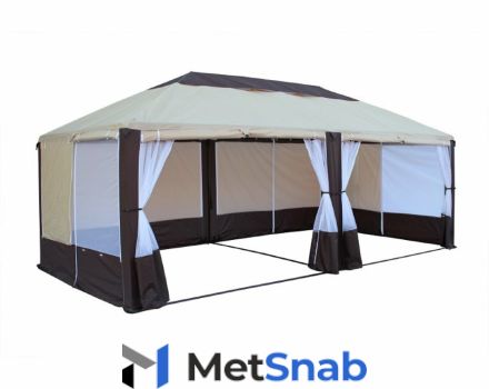 Митек шатер пикник-элит 3х4 м со стенками (2 места)